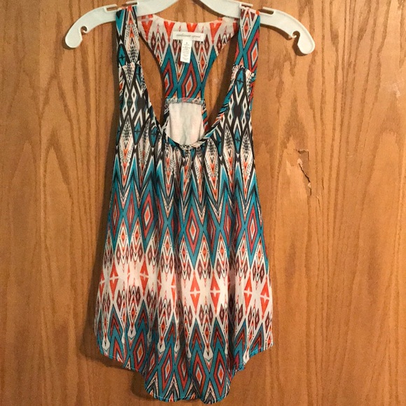Ambiance Geometric Tribal Multi-colored tank top - Picture 2 of 6
